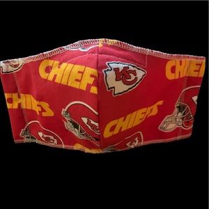 Kansas City Chief Face Mask With Filter 4 Layer
